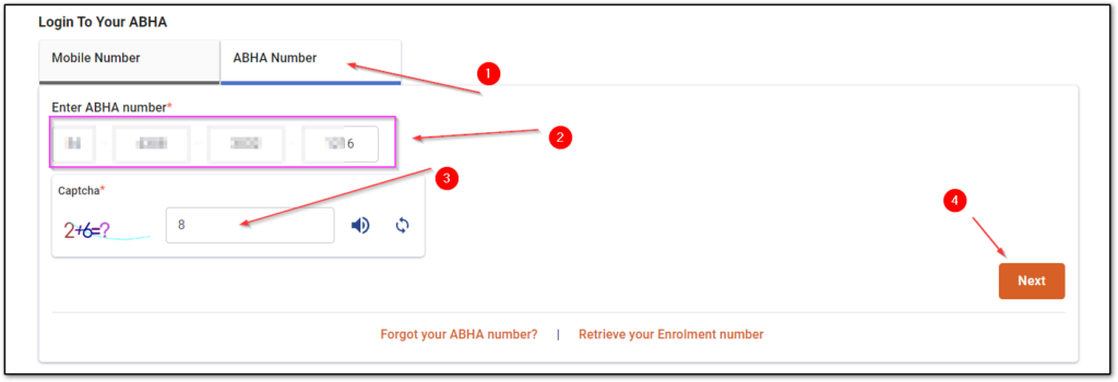 ABHA Card Download by ABHA Number